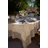 Peeples Tablecloth - Blue/Brown - 71" x 128"-1258953200