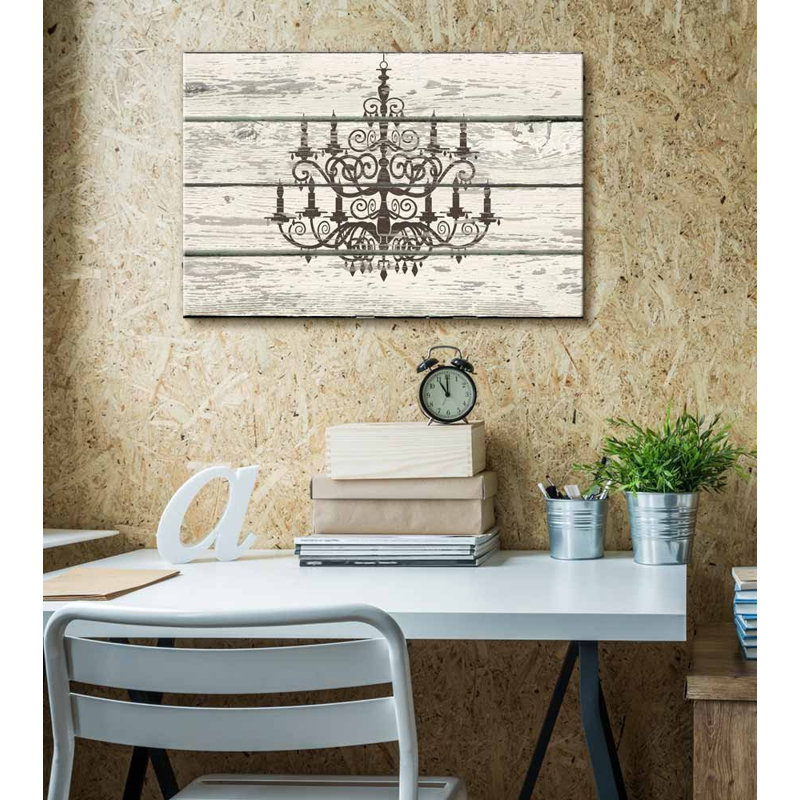 Lustre, silhouette, bougies en cristal, œuvre d'art rustique, H 12 po x l 18 po