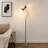 Industrial Floor Lamp, Modern Standing Lamp With 6w Led Bulb, Adjustable Lampshade, Foot Switch, Metal Gooseneck Reading Tall Floor Lamps For Living Room, Bedroom, Office-879320946