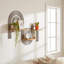Tablette de rangement murale abstraite pour décoration intérieure Lisianne