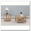 Table de bout en bois d'ingénierie Altos