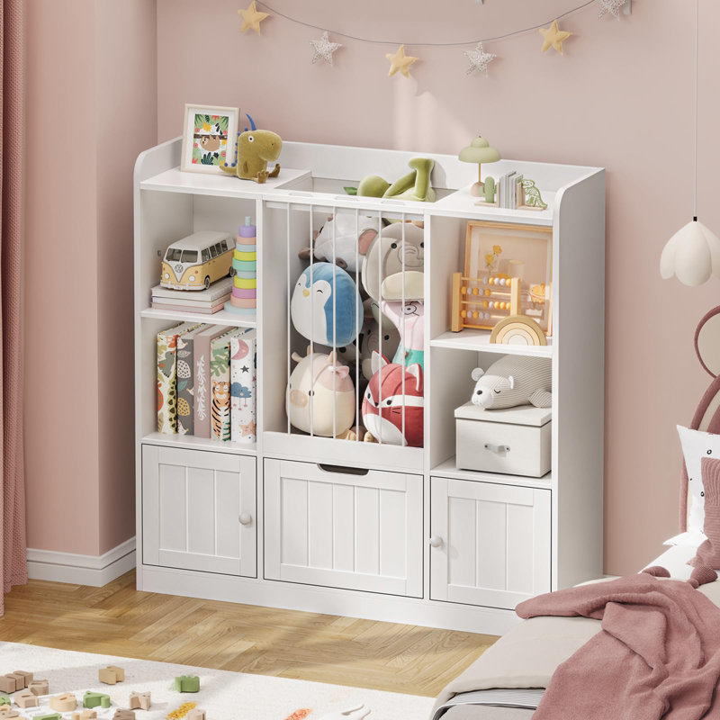 Organisateur de rangement de jouets pour tout-petits, Blanc