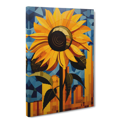 Sunflower Constructivism No.3 - No Frame Print