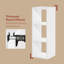 Cubicle 111.71cm H Media Shelves-121084205
