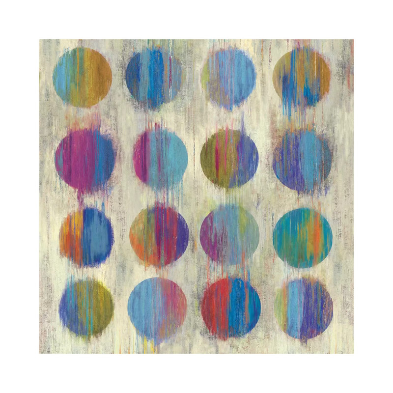 Ikat Dots II by Aimee Wilson - Wrapped Canvas Gallery-Wrapped Canvas Giclée, 30.48 cm H x 30.48 cm W