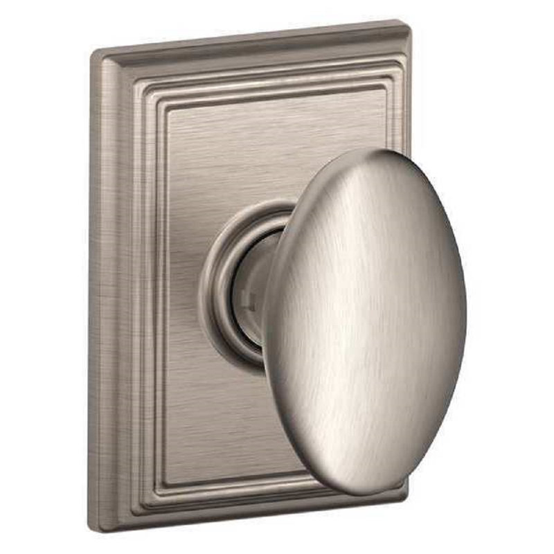 Addison Siena Single Dummy Door Knob, Satin Nickel