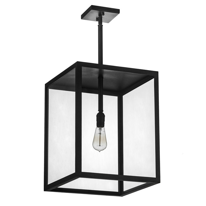 Luminaire suspendu carré 1 lumière
