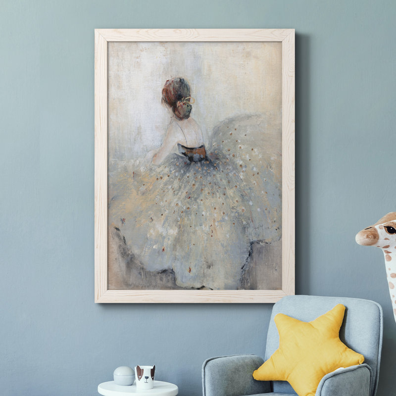 At A Glance - Peinture sur toile encadrée, H 31,5 po x l 23,5 po x P 1,5 po, Toile blanche encadrée