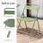 3-Piece Outdoor Folding Patio Bistro Set with Weather-Resistant Table-1047224493