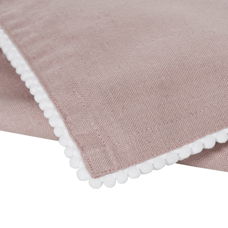 100% Cotton Solid Colour Varied Napkin, Dusty Pink