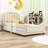 Twin Upholstered Daybed with Headboard-2137436481