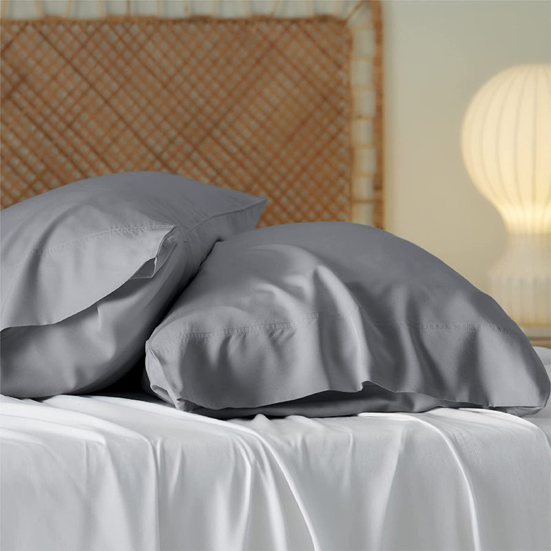 Rayon from Bamboo Pillowcase,GentleSoft™️, White, 20" x 30" Pillowcase