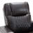 Power Motion Recliner With USB Charging Port And Hidden Arm Storage 2 Convenient Cup Holders Design And 360° Swivel Tray Table,Black-375309215