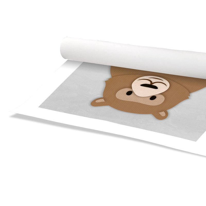 Adhésif décoratif Cheery Bear, H 24 po x l 20 po x P 1 po, Papier