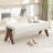 Chenice Upholstered Solid Wood Leg Bench-127275626
