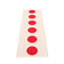 Vera Polka Dots Area Rug in Red/Off-White-69435602