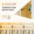 4 Tiles Cloud Glass Gold Copper Bathroom Vanity -Light Color Adjustable-662989551