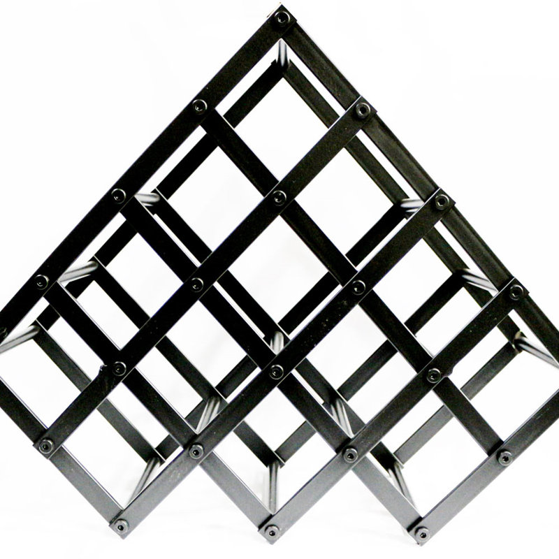 Avers Tabletop Wine Bottle Rack in Black
