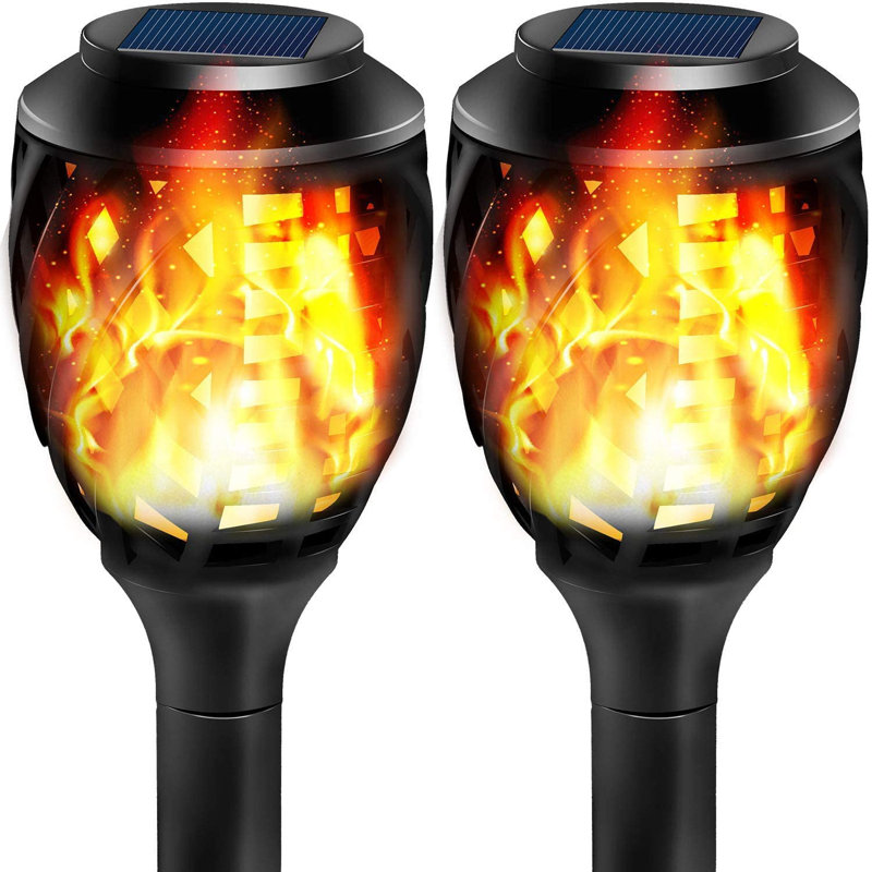 Paquet de 2 lumières solaires scintillantes d'extérieur