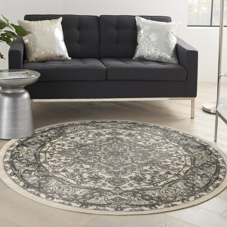 Sherlyn Oriental Machine Woven Polypropylene/Polyester Area Rug