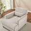 Chaise longue d'intérieur rembourrée 36 po-887953805