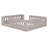 Wood Platform Bed With Guardrail-341466301