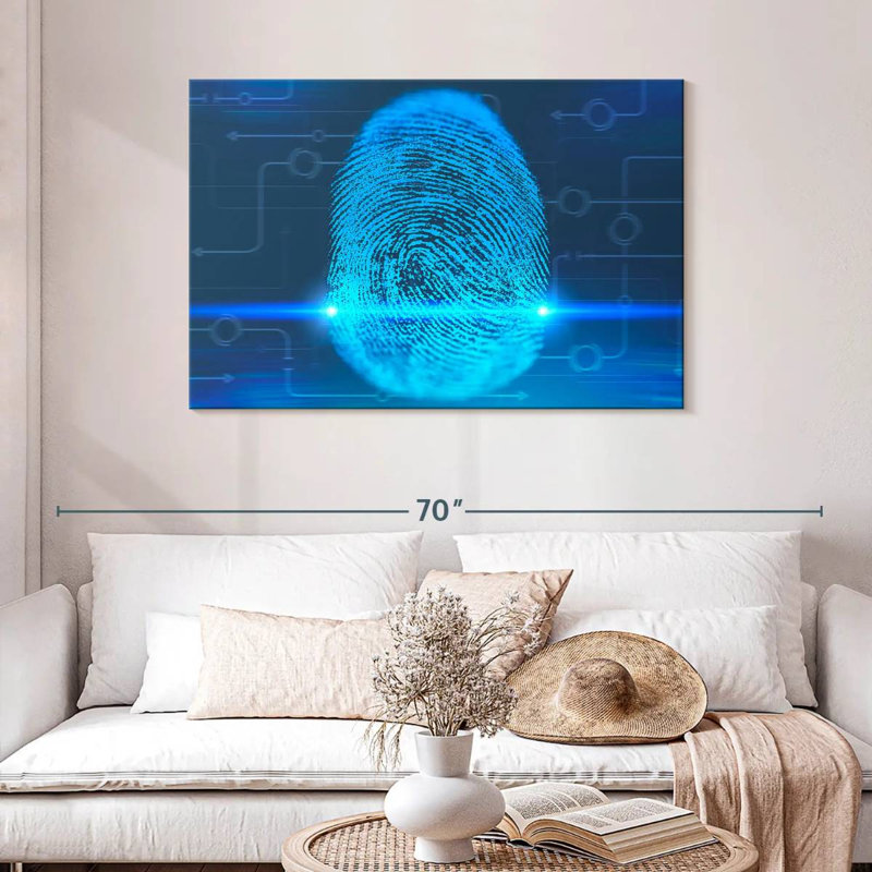 Keiri Digital Fingerprint, 30" H x 45" W