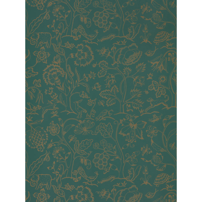 Middlemore Wallpaper, Moss Gold