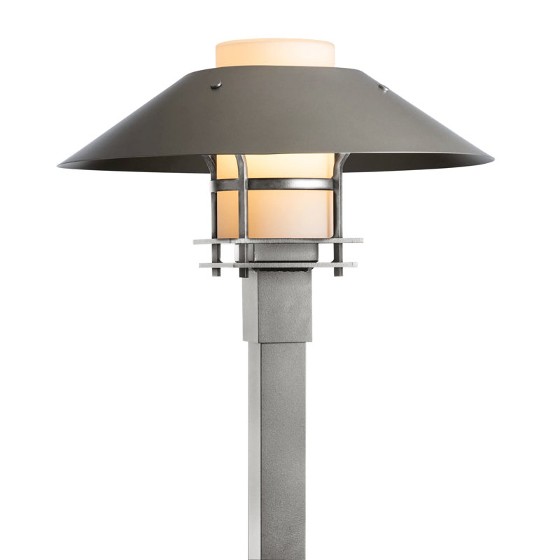 Henry 1 - Light 15.8" H Hardwired Lantern Head, Frosted, Natural Iron, Coastal Burnished Steel