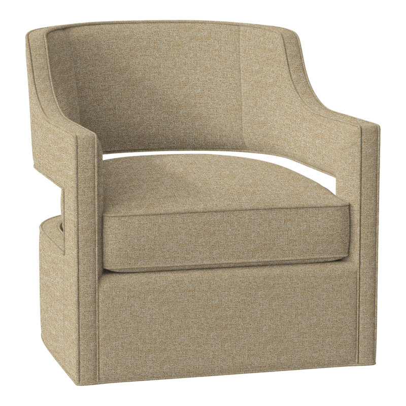 Fauteuil pivotant l 29,5 po Phoebe, Polyester orge 8789