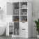 Bathroom Storage Cabinet With Doors And Drawers, Multiple Storage Space, Freestanding Style, Open Shelve, Adjustable Shelf