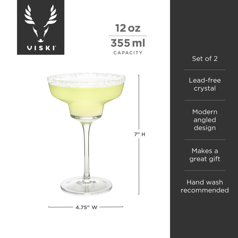 Raye ™ 12 oz. Cristal verre margarita