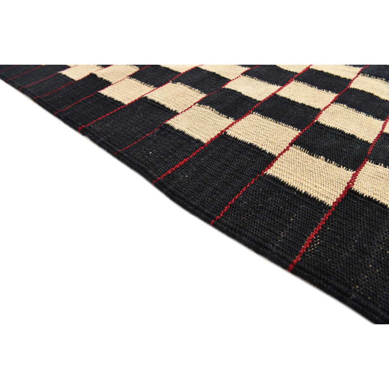 Tapis noir Noor