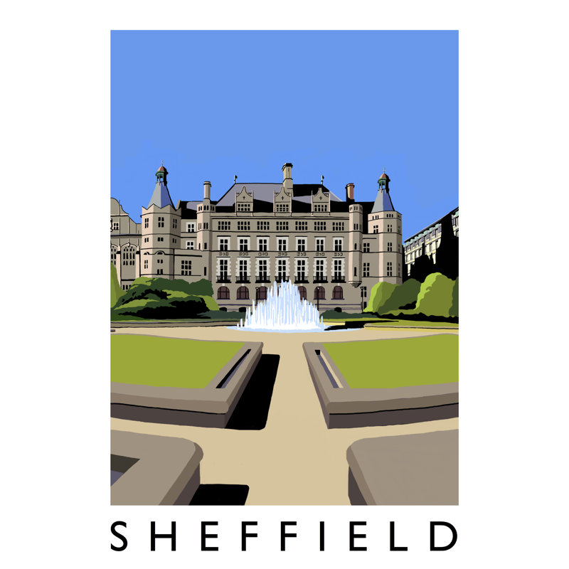 Sheffield 2 by Richard O'Neil - Print, 40 cm H x 30 cm W x 1 cm D, No Frame