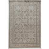Marquis Wool Oriental Area Rug in Brown/Beige