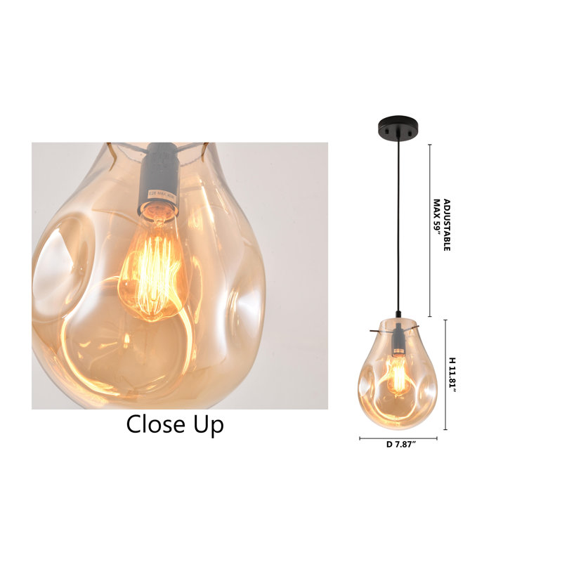 This Pendant Light Is In A Silver Finish. The Frame Is Made Out Of Metal In Black Color, And It Comes With A Silver Jar Glass Shade. The Adjustable Cord Link Makes This Fixture Suitable For Most Ceiling Heights.