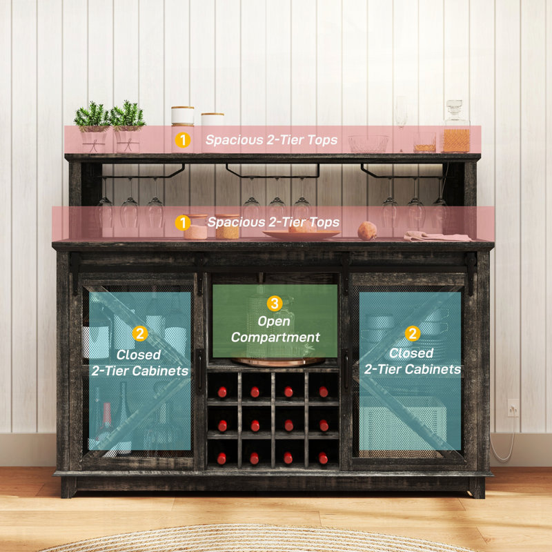 Armoire à vin Farmhouse