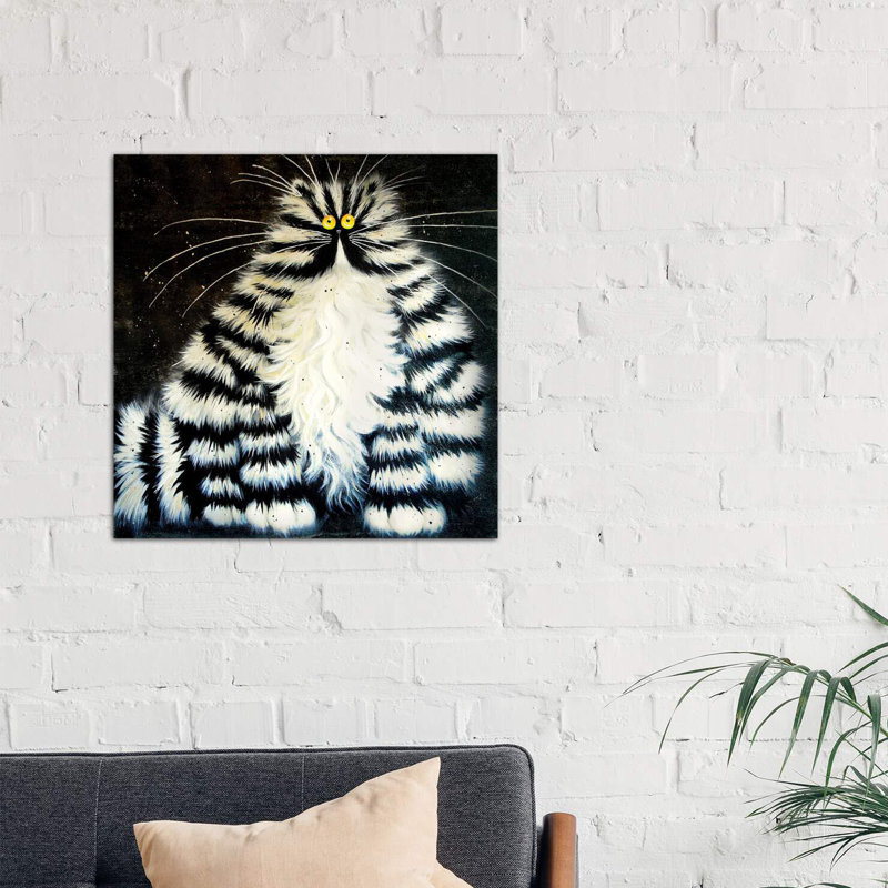 « bert » par kim haskins-impression d’art graphique, Toile tendue, H 18 po x l 18 po x P 1,5 po