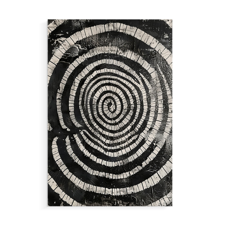 Série ABSTRACT CLVII - Impression sur toile seulement - NON CADRE, H 18 po x l 12 po