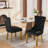 5-Piece Modern Rectangular Dining Set with Upholstered Chairs-1912724043