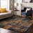 Premium Machine Washable Mayfield AMF1008 Abstract Rug-922644500