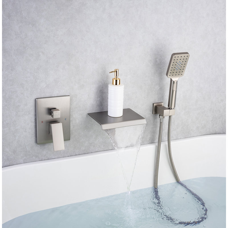 All-In-One Kit with Rough in-Valve, Brushed Nickel