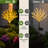 LED Solar Flowers Lights Outdoor Waterproof Pathway Light for Yard Lawn Christmas Decor