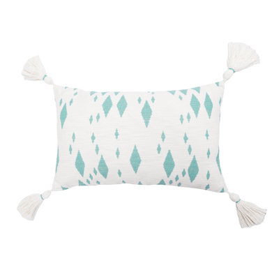 Granby Tassels Cotton Blend Throw Pillow