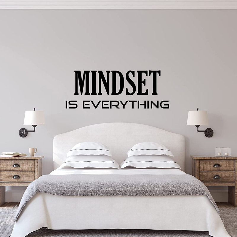 Text & Numbers Non-Wall Damaging Wall Decal, Black, 21" H x 56" W