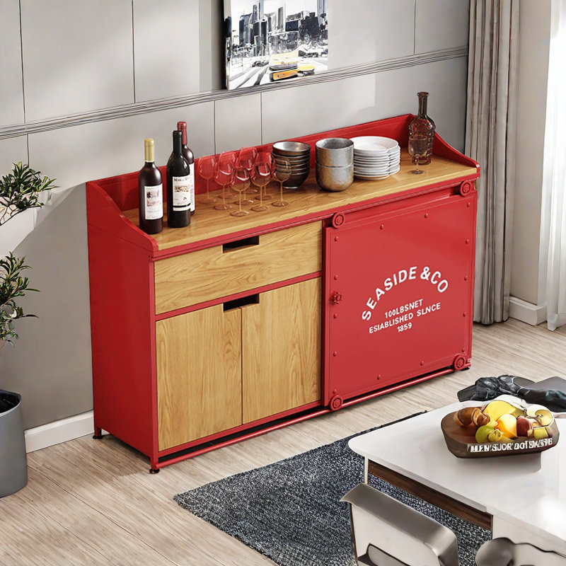 Kaheen 59.05'' Sideboard, Red