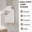 Meuble-lavabo autoportant à fermeture en douceur avec lavabo-155266593