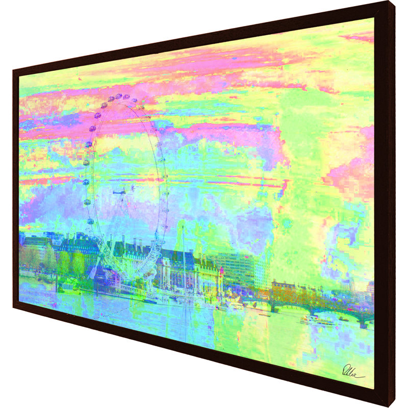 Single Picture Frame Print, 76cm H x 114cm W x 4cm D, Brown