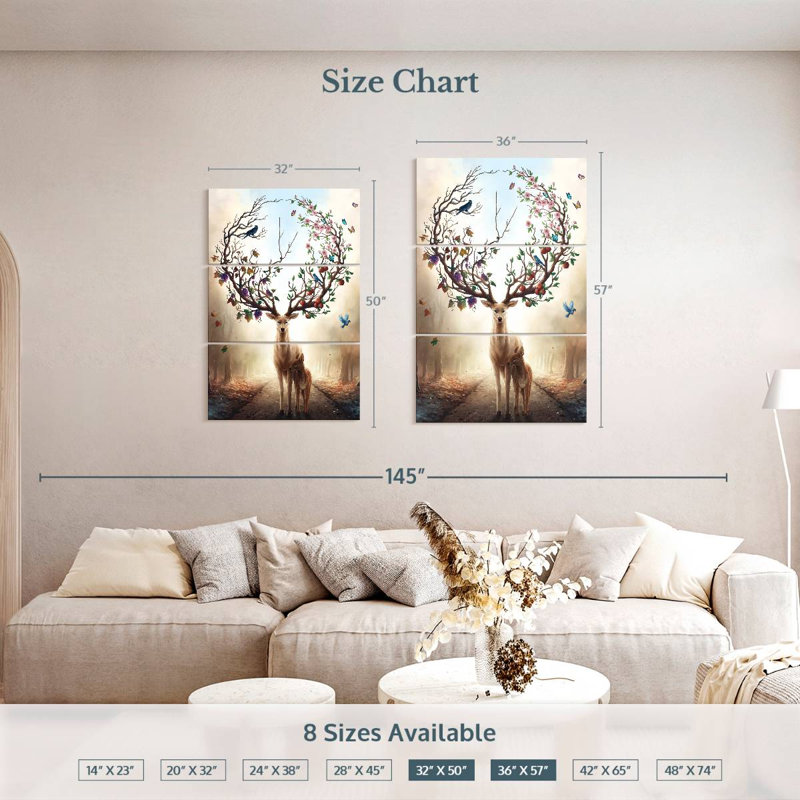 Kelan Seasons Change, 50" H x 32" W