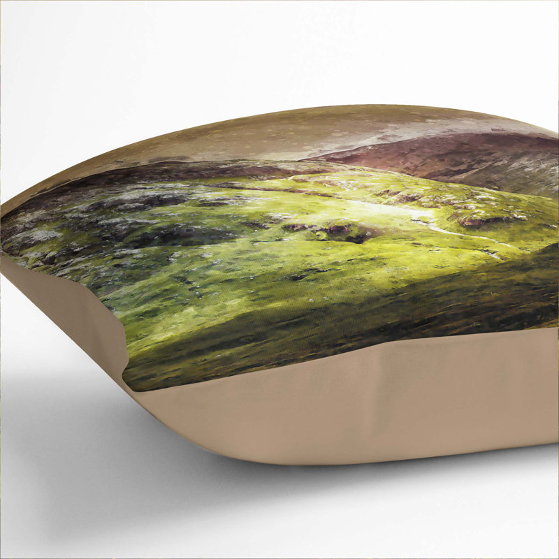 Square Throw Cushion, 55cm H x 55cm W x 20cm D, Stone